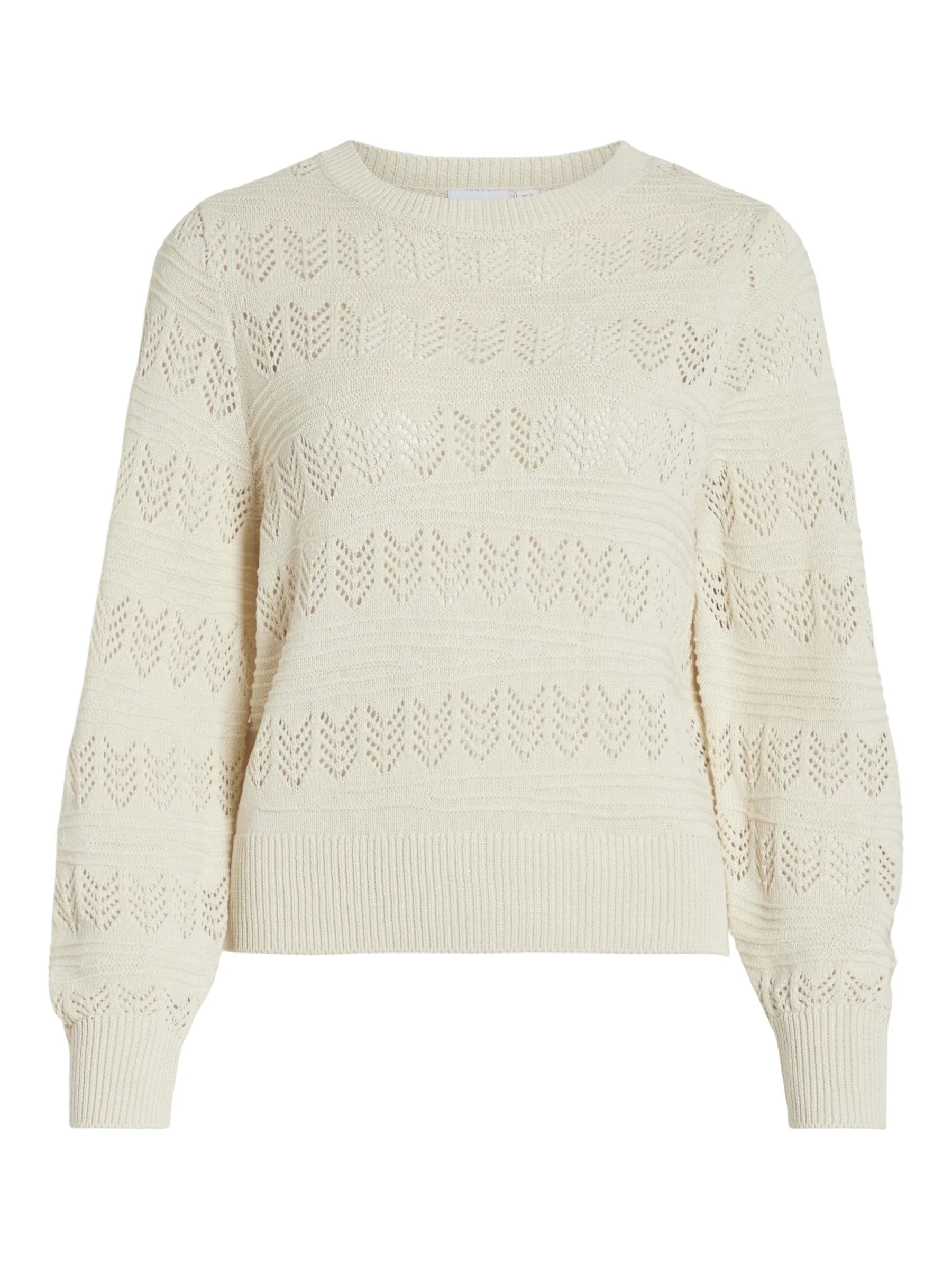 Cathy Pointelle Knit Top (Birch) - Image 7