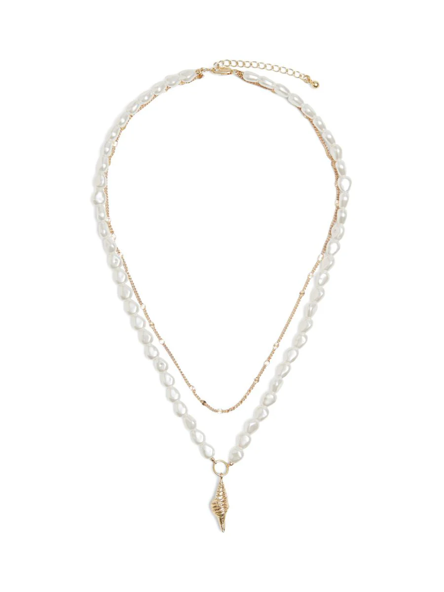 Catrina Layered Necklace (Gold) - Image 3