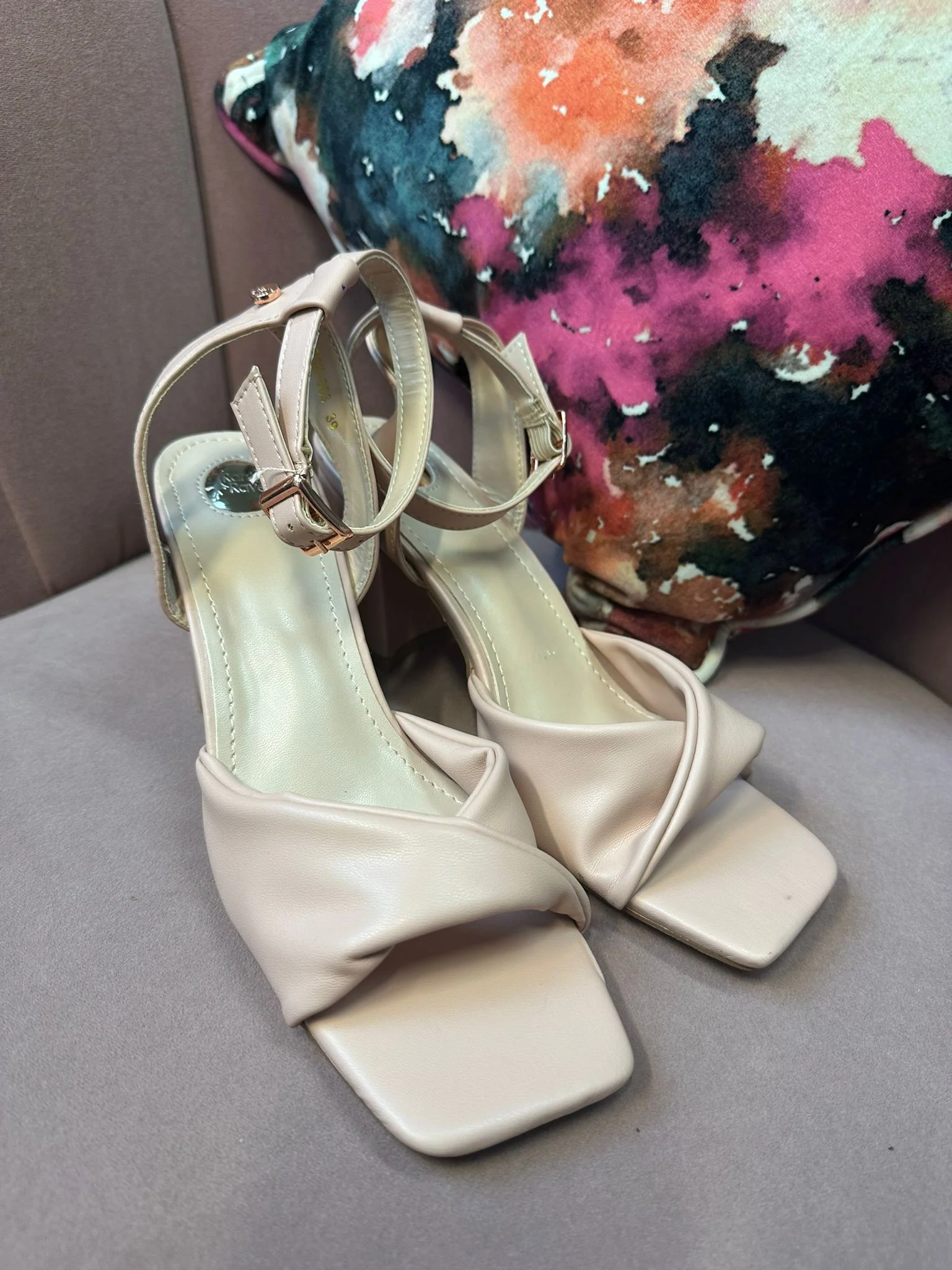 Cayla Sandal (Nude/Pink) - Image 3