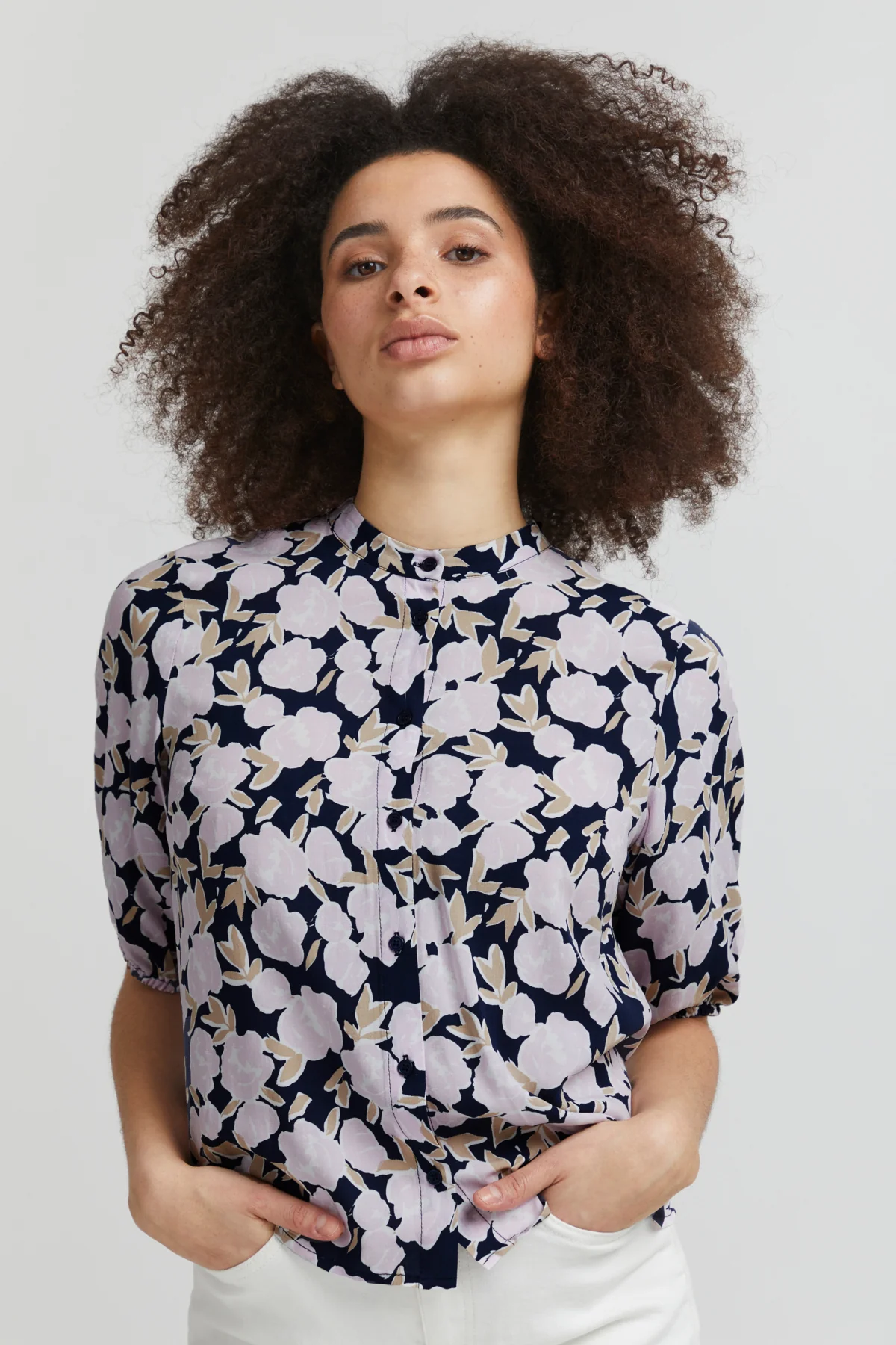 Cefalu Shirt (Lavender Fog) - Image 2