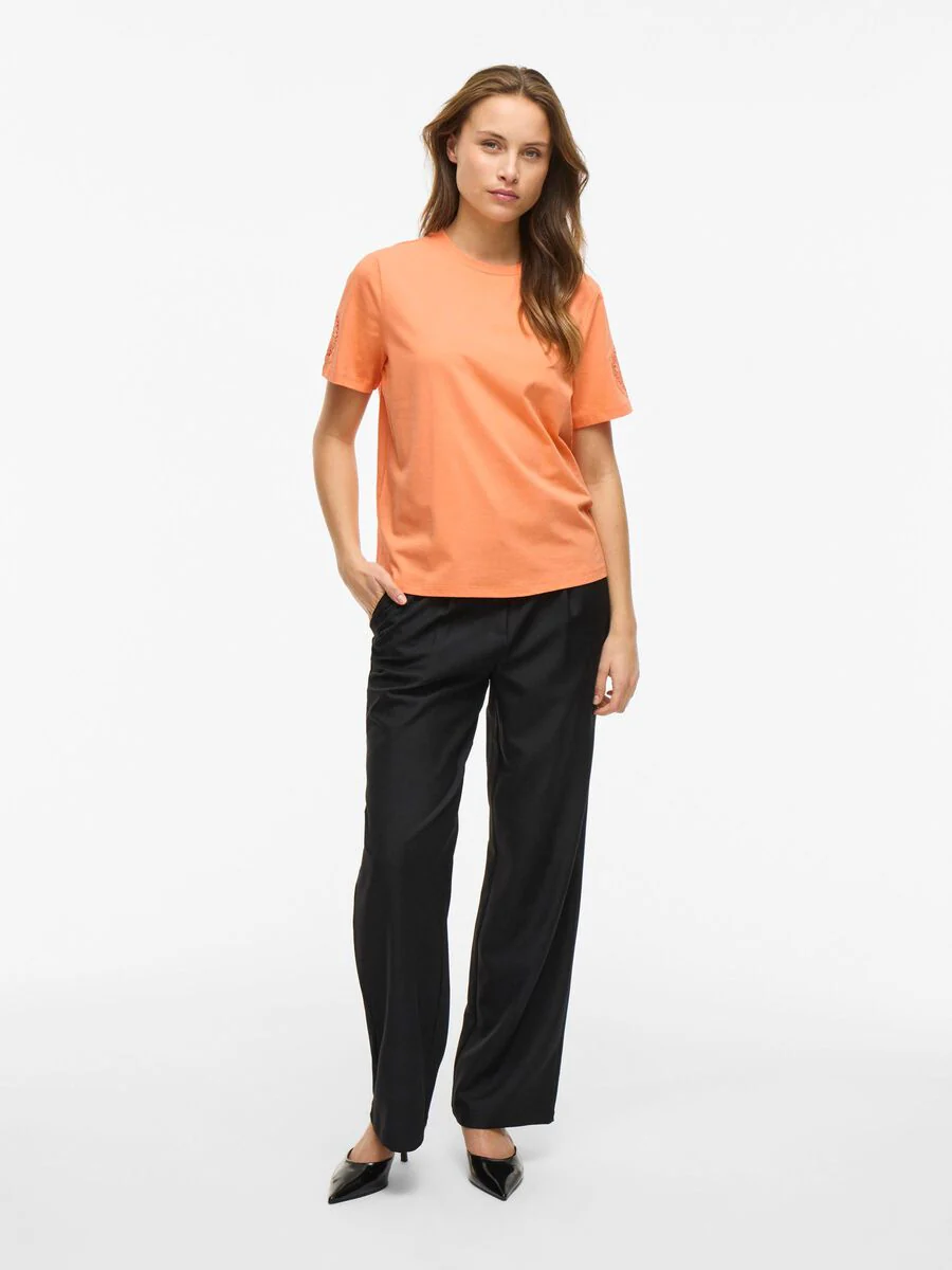 Celia T-Shirt (Cadmium Orange) - Image 2