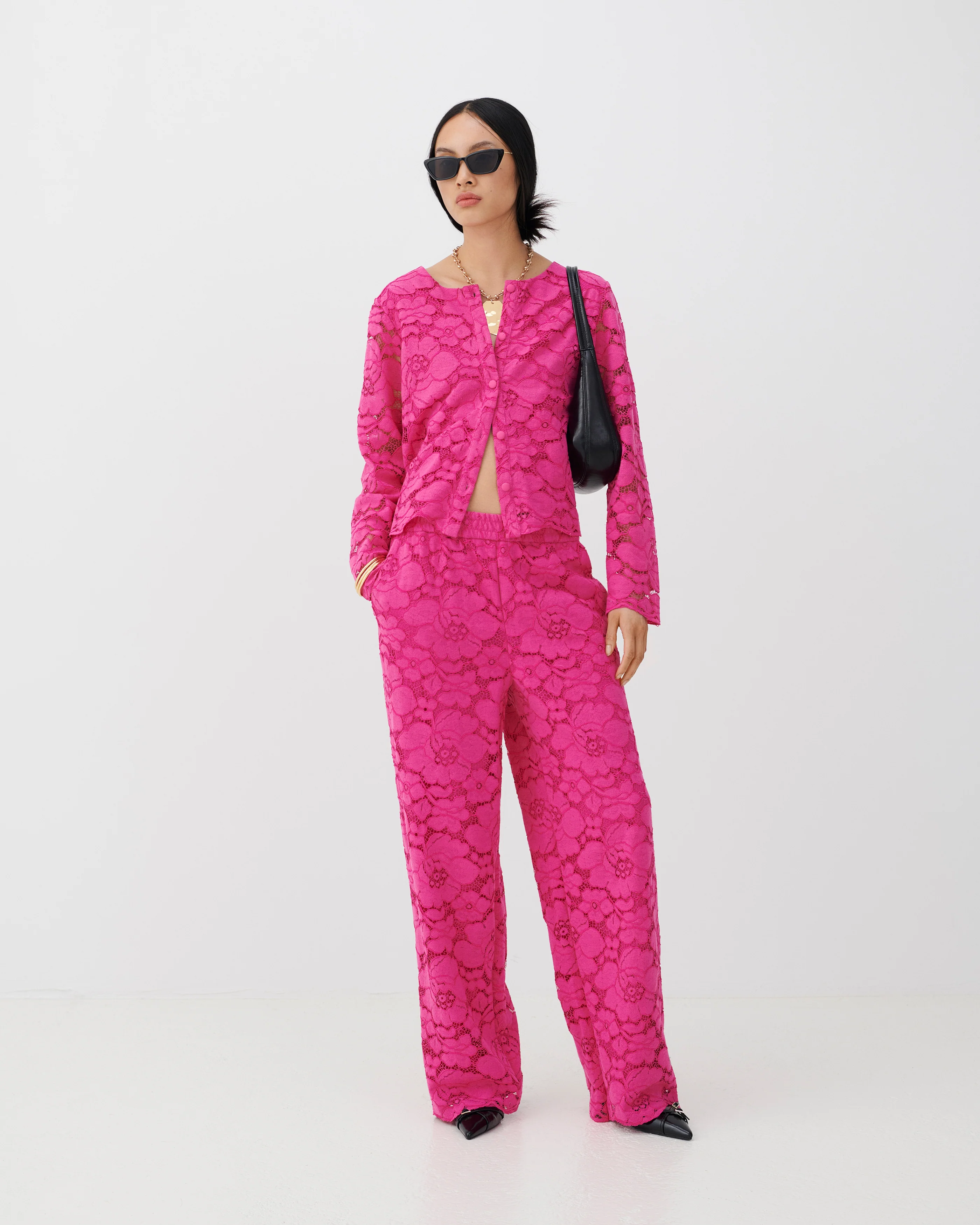 Ceren Lace Top (Raspberry Rose) - Image 2