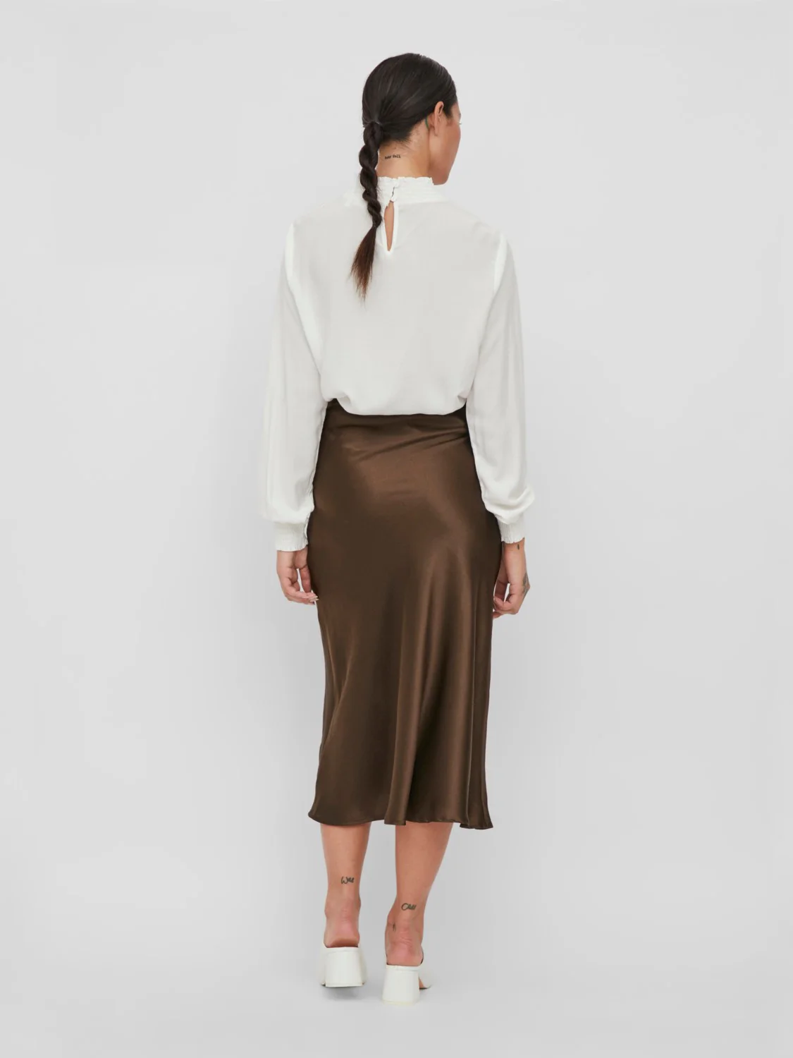 Chadya High Waisted Skirt (Demitasse) - Image 2