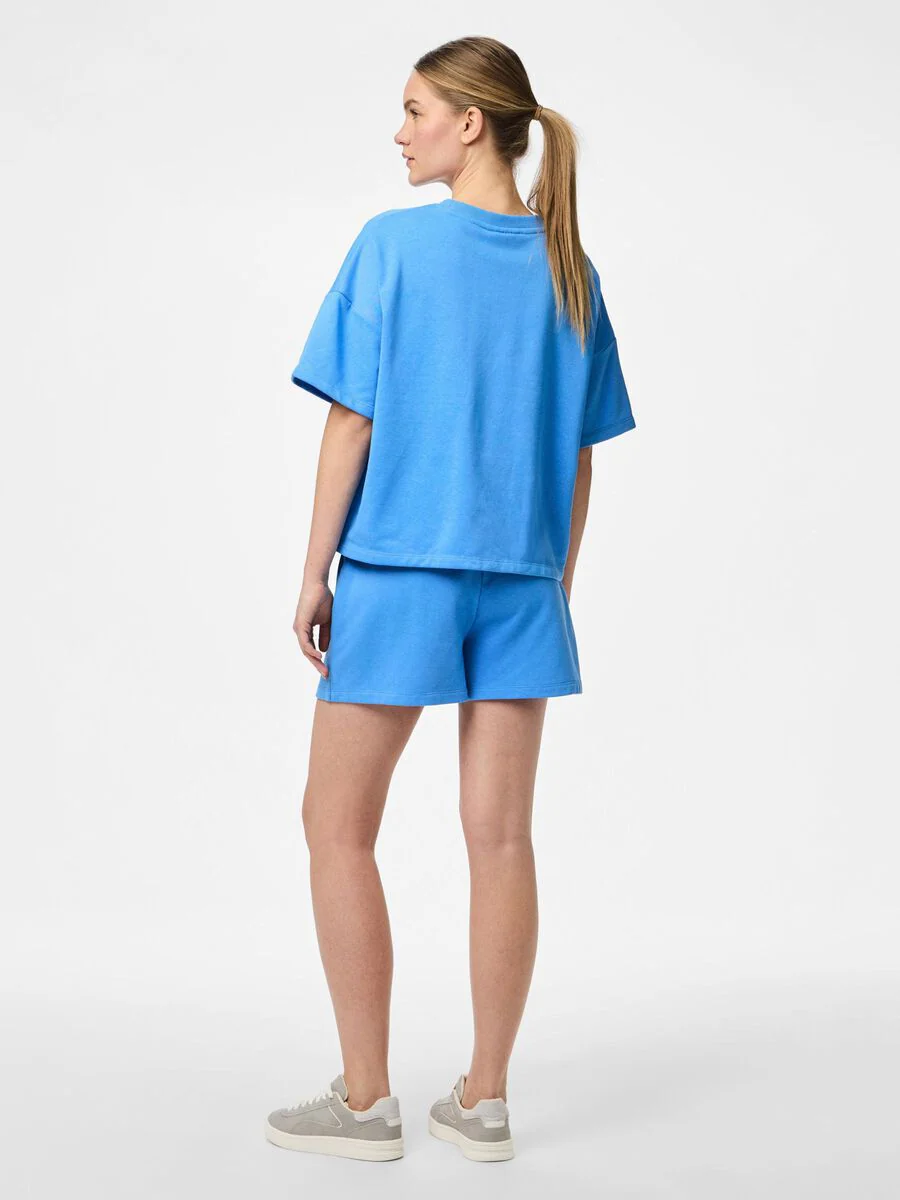 Chilla Sweatshirt Top (Azure Blue) - Image 2