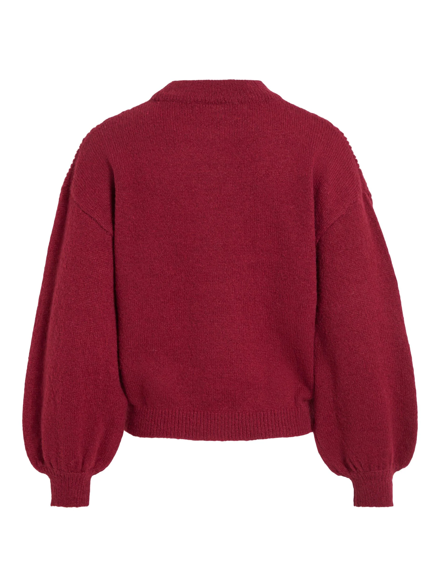 CHINTI CABLE KNIT JUMPER (BEET RED) - Image 7