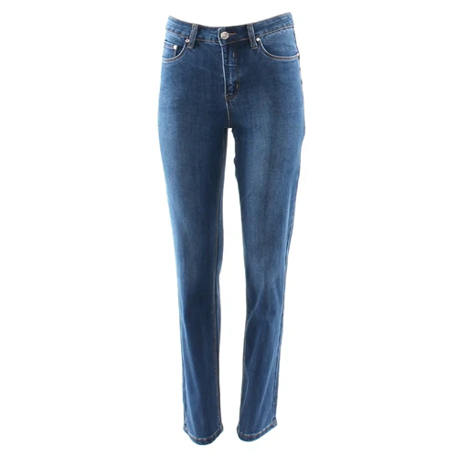 Chris Straight Leg Jeans (Mid Blue) Regular - Image 4