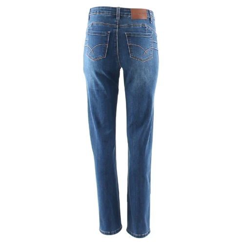 Chris Straight Leg Jeans (Mid Blue) Regular - Image 5