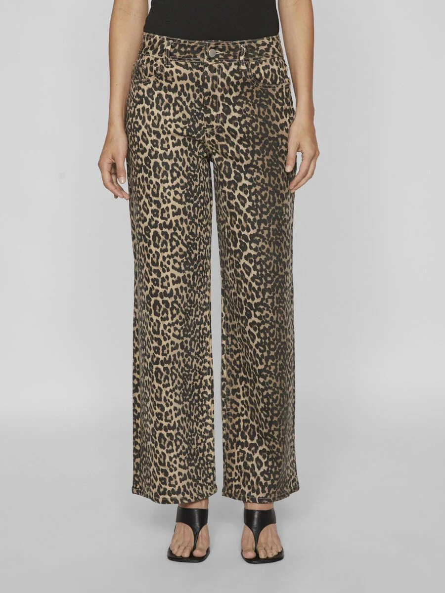 Ciara Leopard Print Jeans (Birch) - Image 4