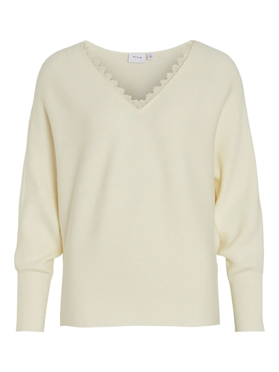 Cila Lace Trimmed Jumper (Birch) - Image 6