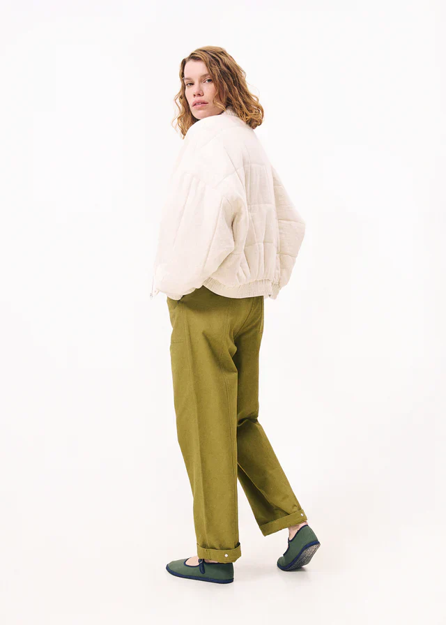 Cilem Bomber Jacket (Cream) - Image 4