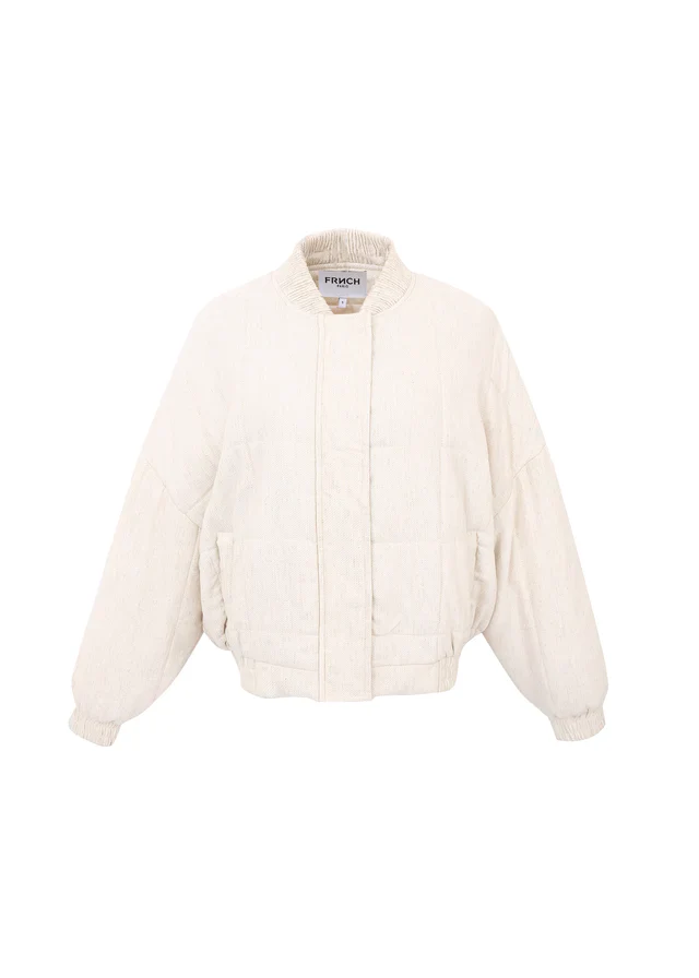 Cilem Bomber Jacket (Cream) - Image 5