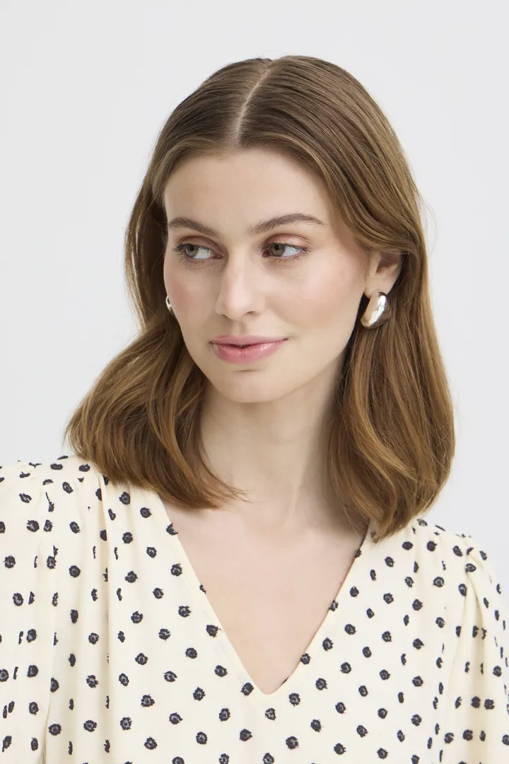 Cindy Midi Dress (Cream) - Image 4