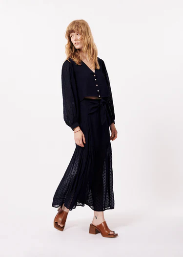CIRA SKIRT (NAVY) - Image 2