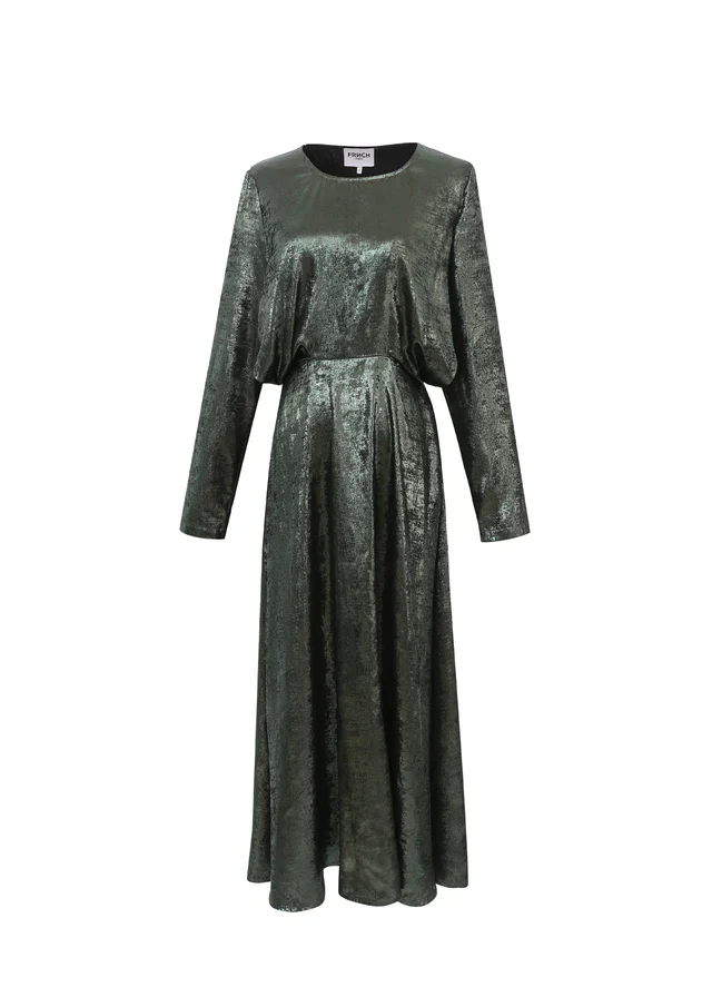 Clarine Long Dress (Green) - Image 7