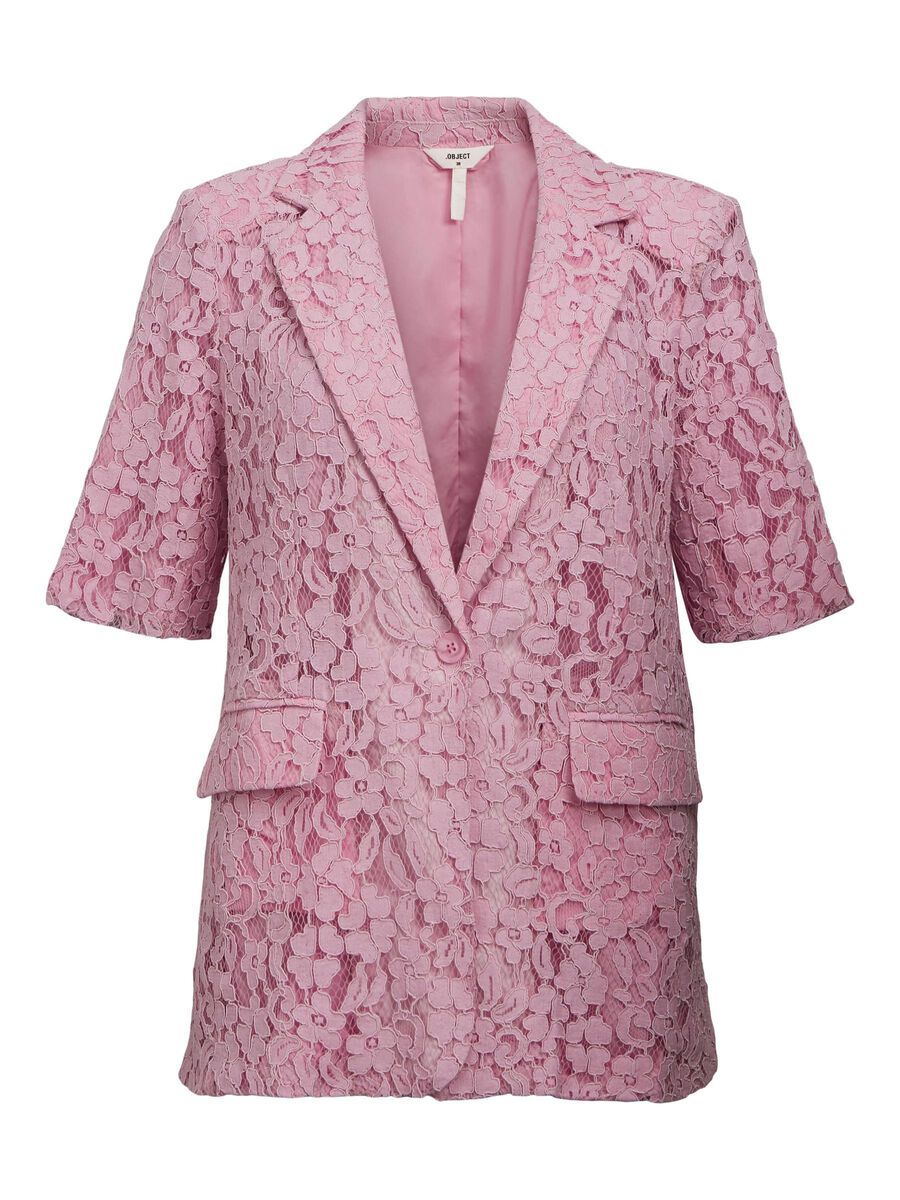 Clarisa Lace Blazer (Pink Frosting) - Image 4