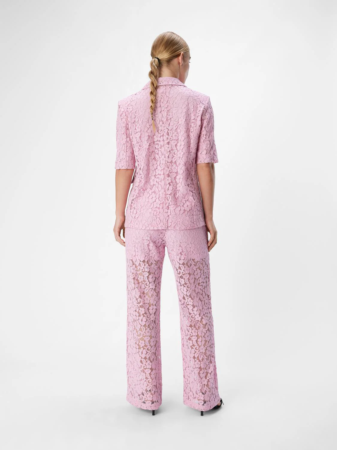 Clarisa Lace Trousers (Pink Frosting) - Image 2