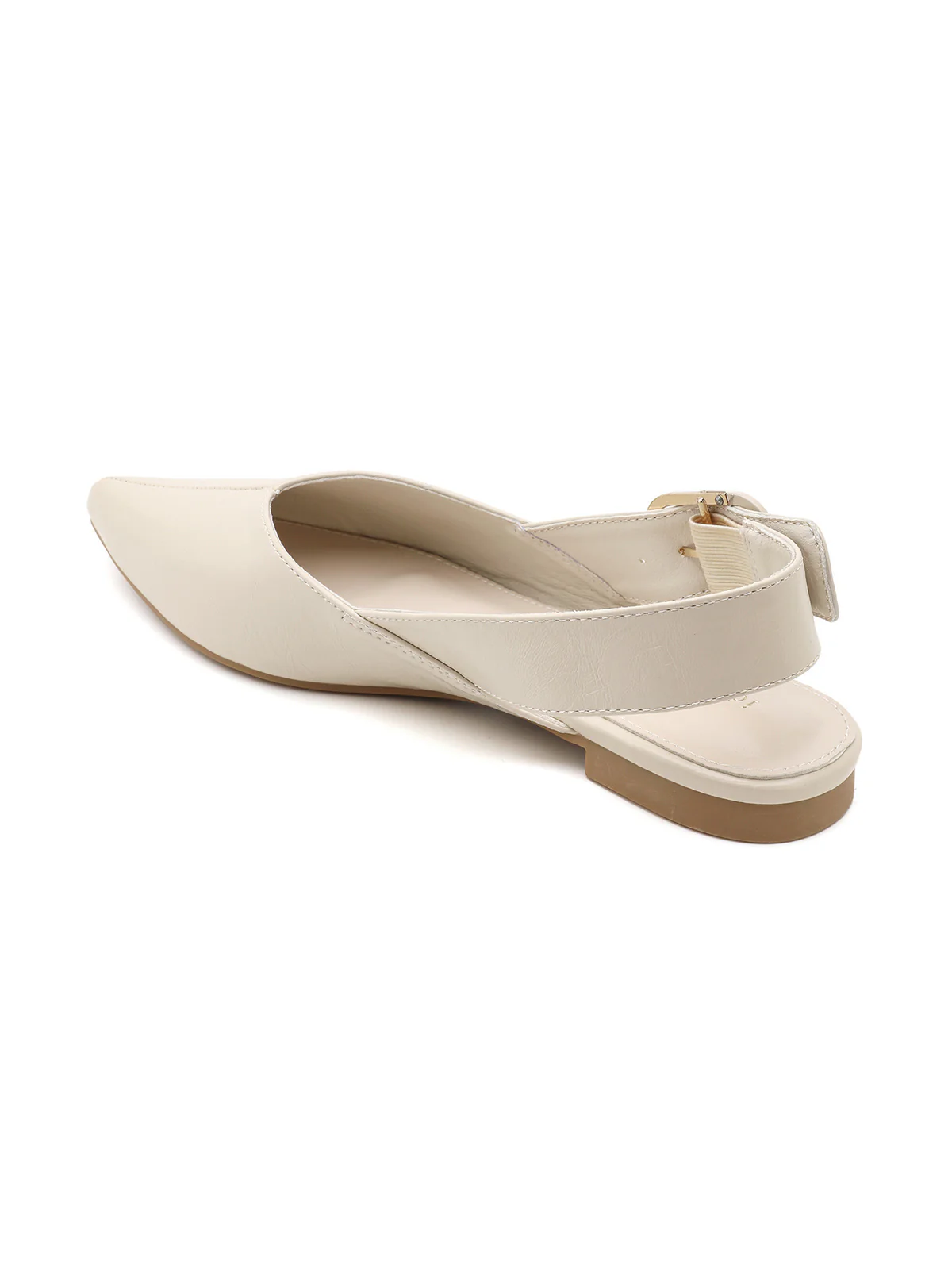 Clarissa Slingback Loafer (Beige) - Image 4