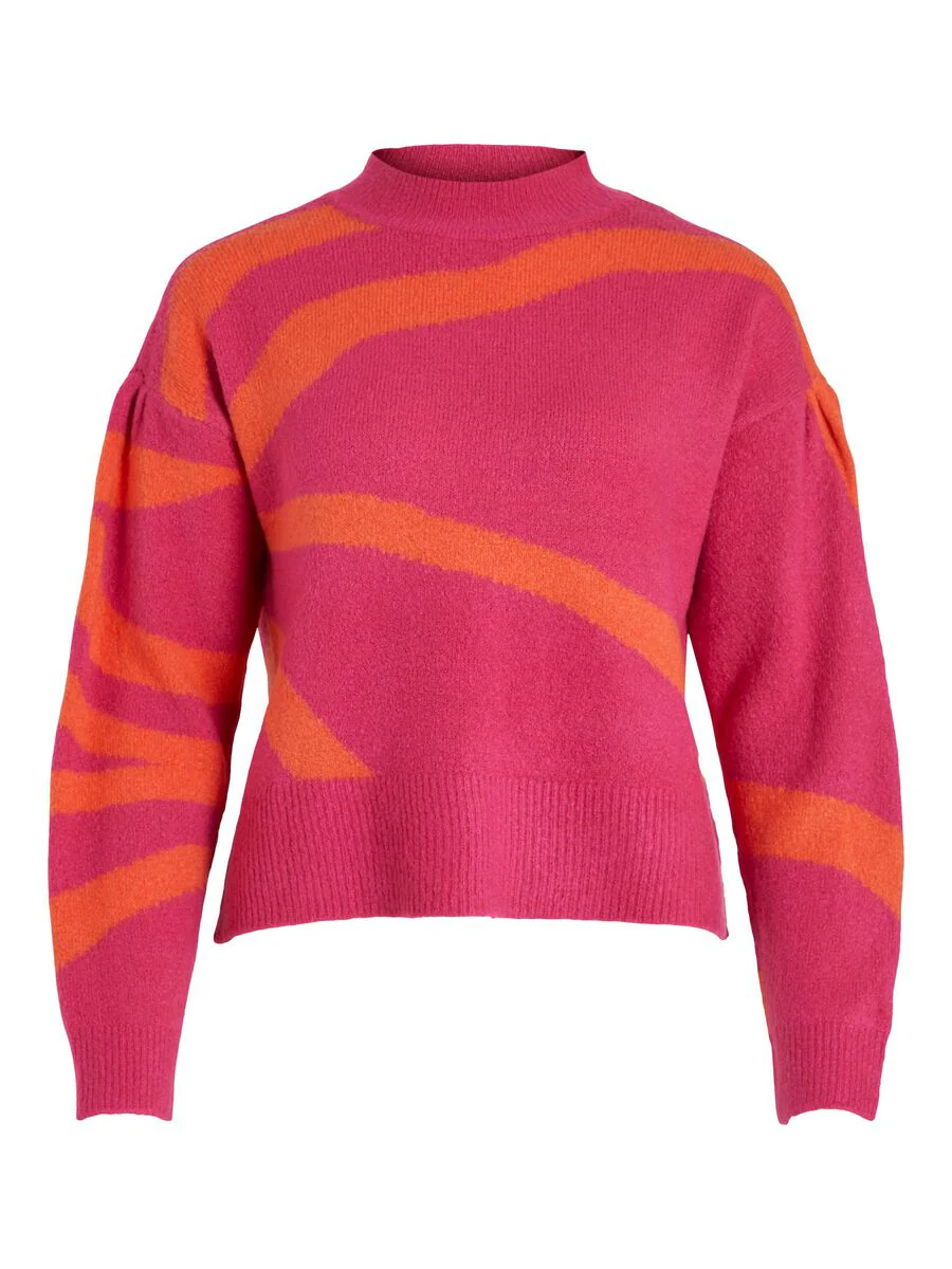 Claro Knit Jumper (Pink Yarrow/Orange) - Image 5