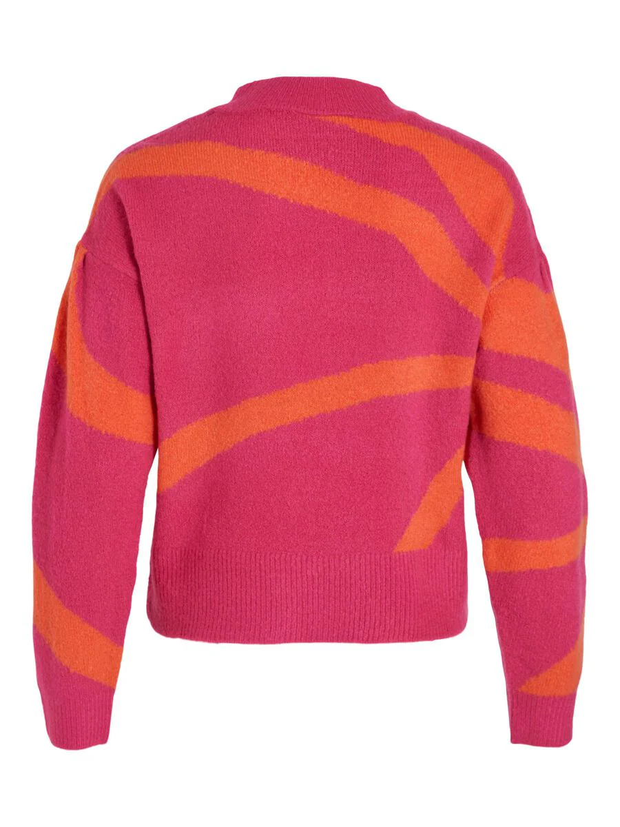 Claro Knit Jumper (Pink Yarrow/Orange) - Image 6