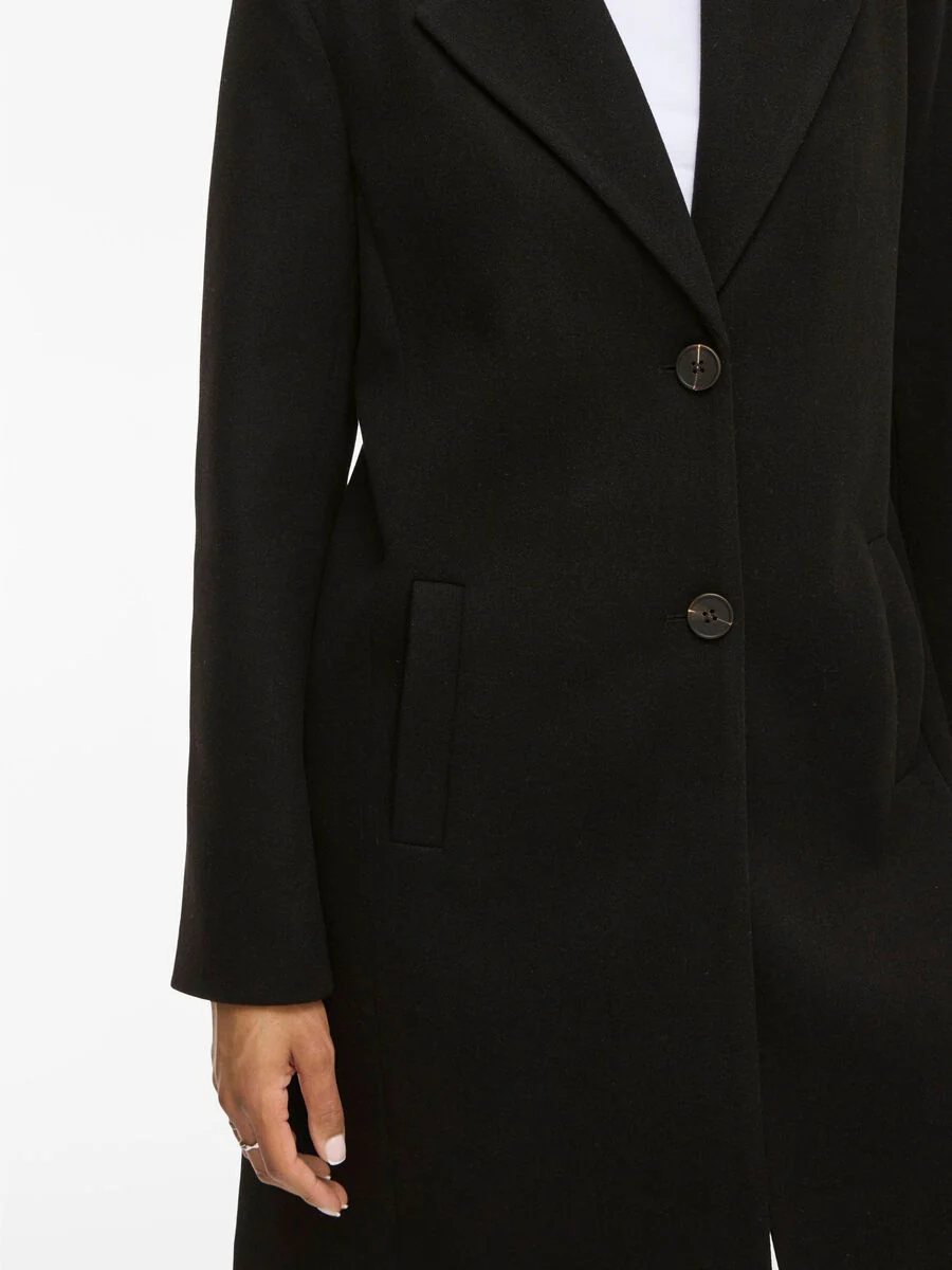 Claudia Button Coat (Black Beauty) - Image 4