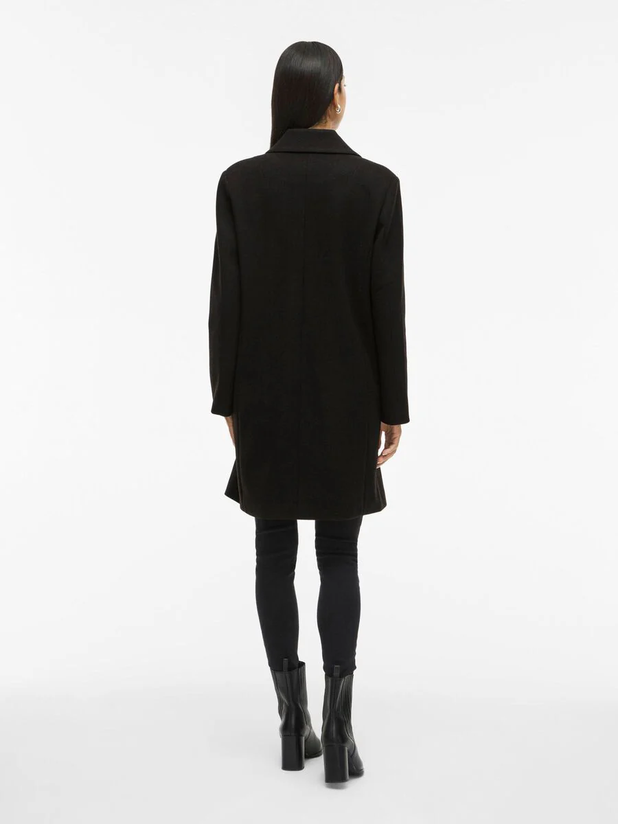 Claudia Button Coat (Black Beauty) - Image 5