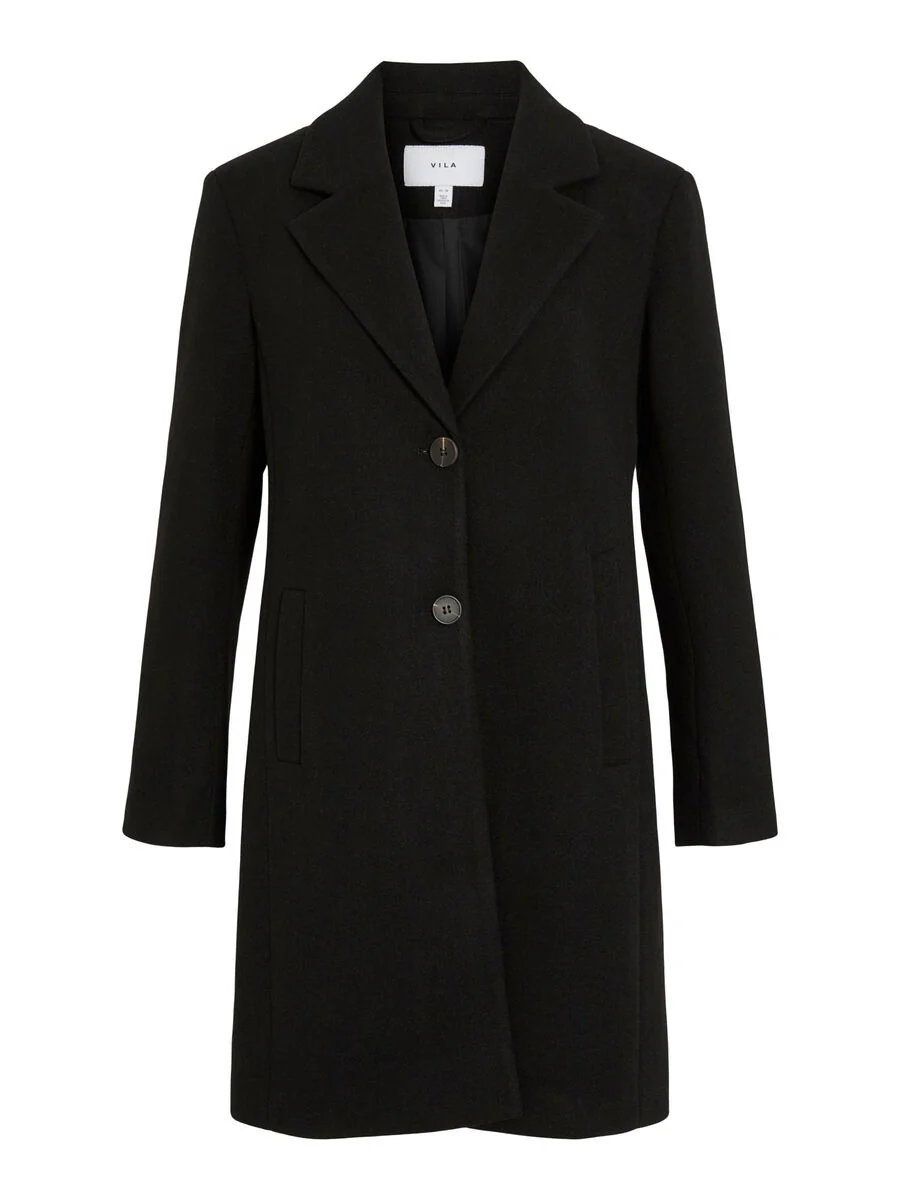 Claudia Button Coat (Black Beauty) - Image 6