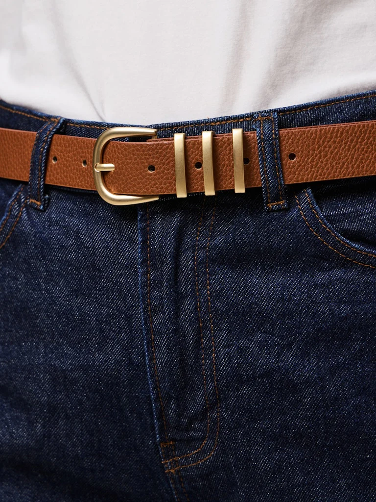 Clea Jeans Belt (Cognac) - Image 2
