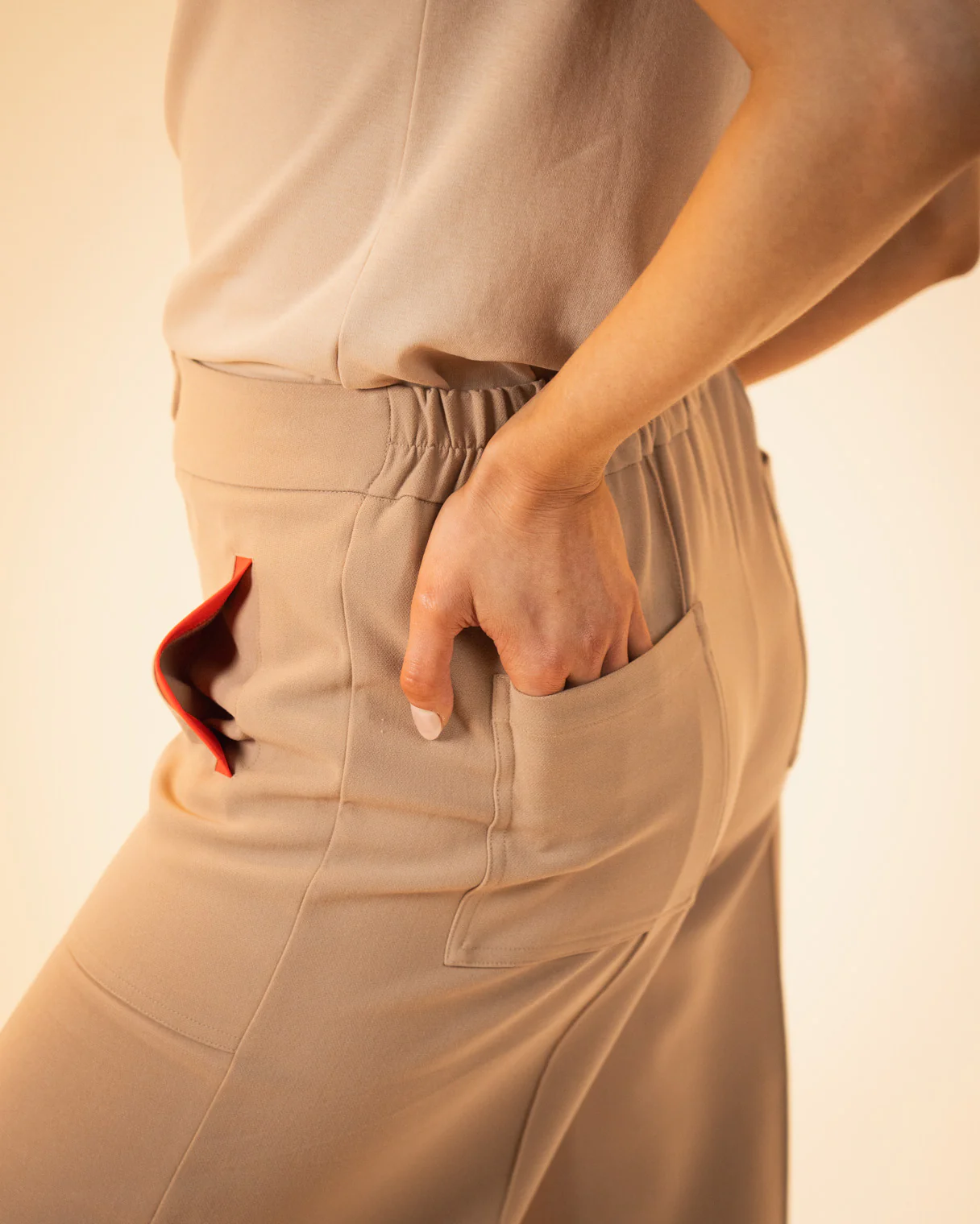 Comos Culottes (Taupe) - Image 5