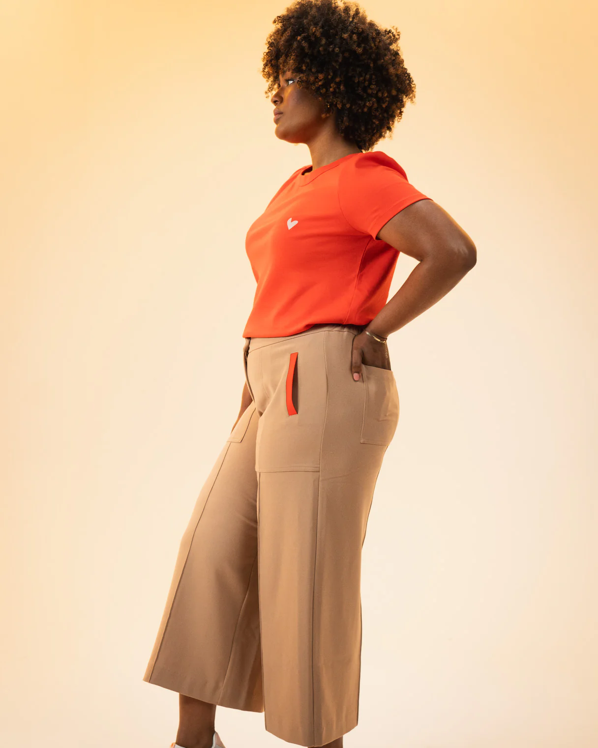 Comos Culottes (Taupe) - Image 7