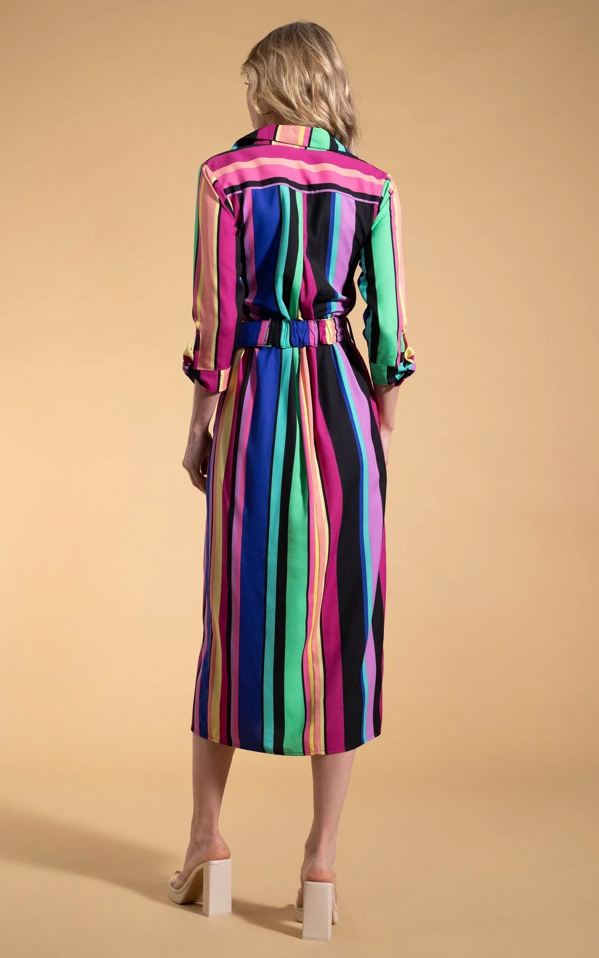 Alva Dress | Stripe (Multi) - Image 7