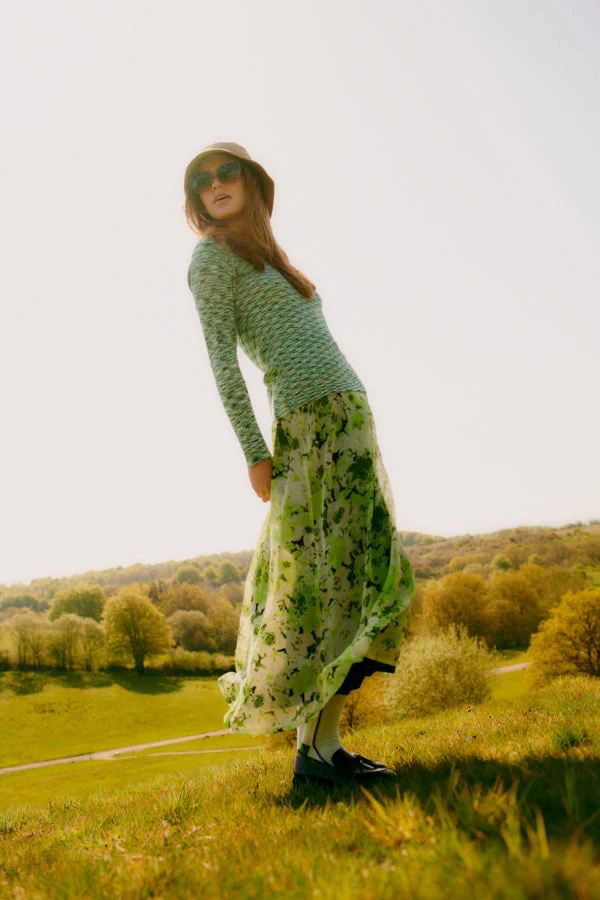 Ani Midi Skirt (Willow Bough) - Image 2