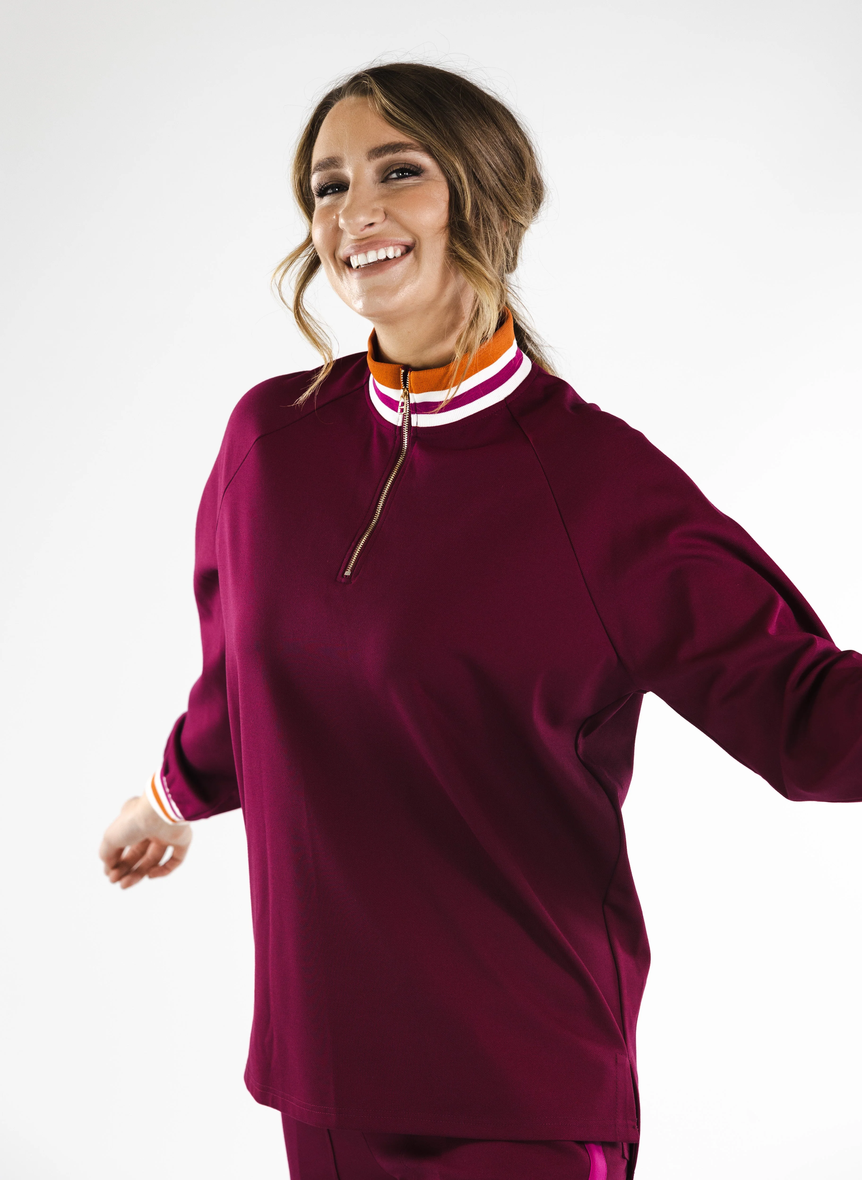 Autumn Sweater (Burgundy) - Image 3
