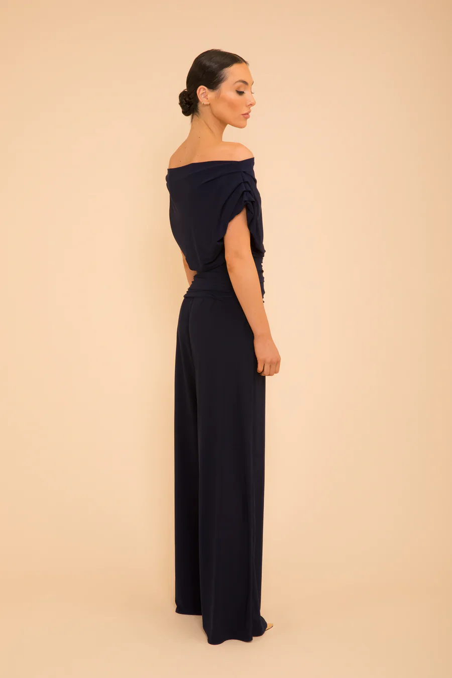 CARBON JERSEY JUMPSUIT (NAVY) CURVE - Image 3