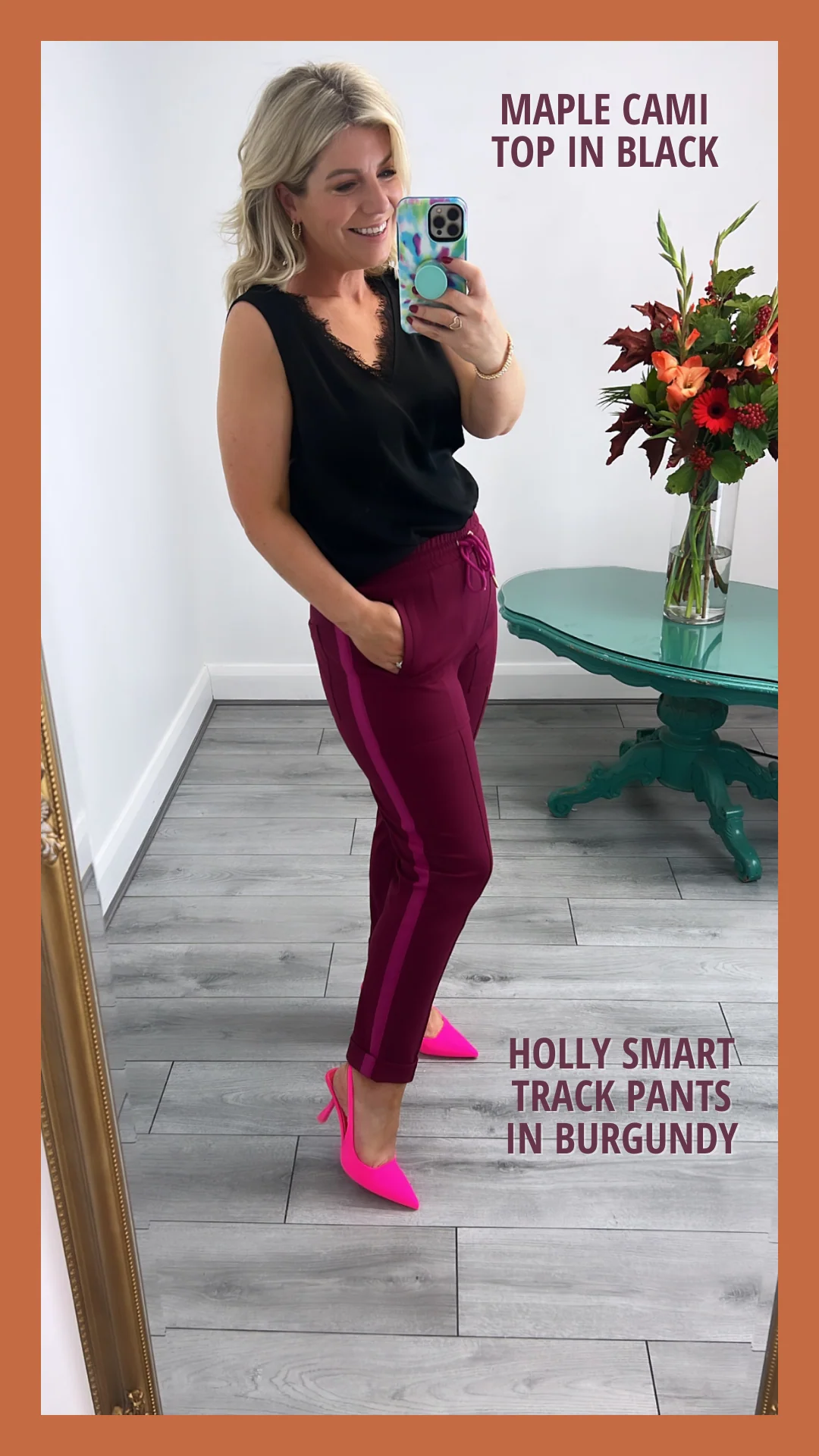Holly Pants (Burgundy) - Image 2