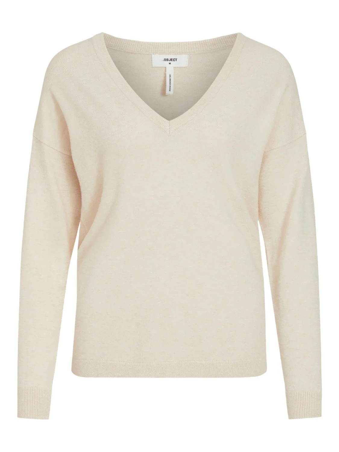 Eleana V-Neck Jumper (Sandshell) - Image 4