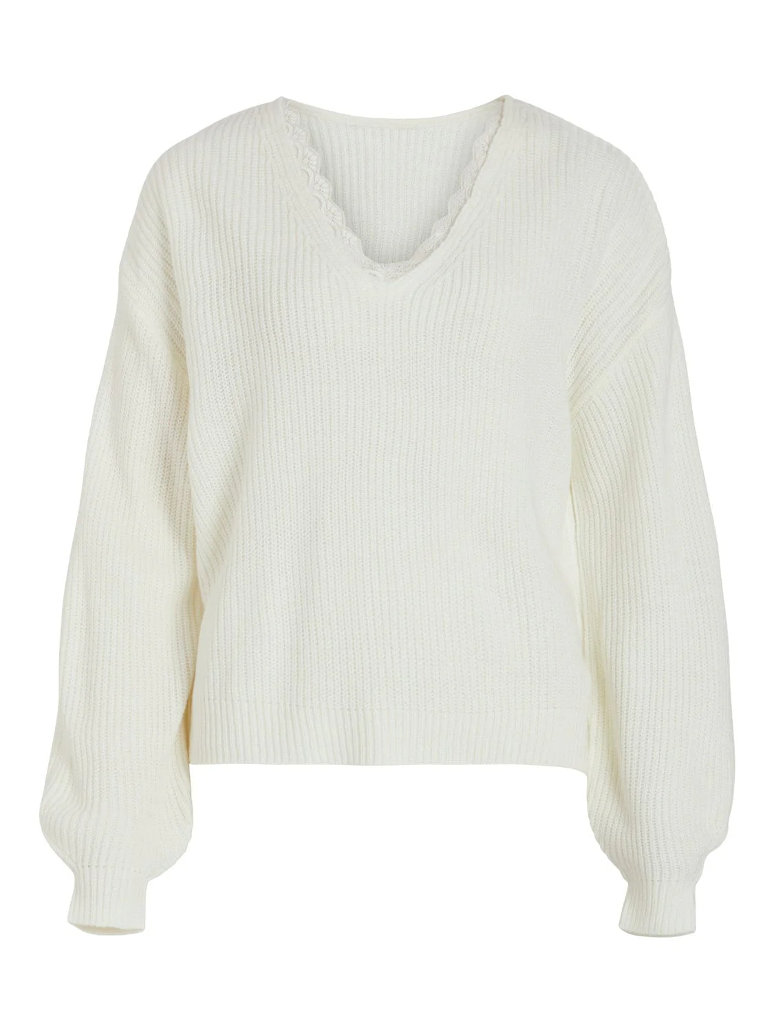 Viena V-Neck Lace Top (White Asylum) - Image 5