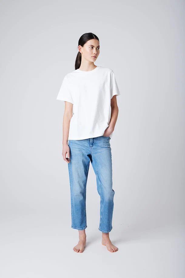 PALMER LOOSE T-SHIRT (CLOUD DANCER/IVORY) - Image 3