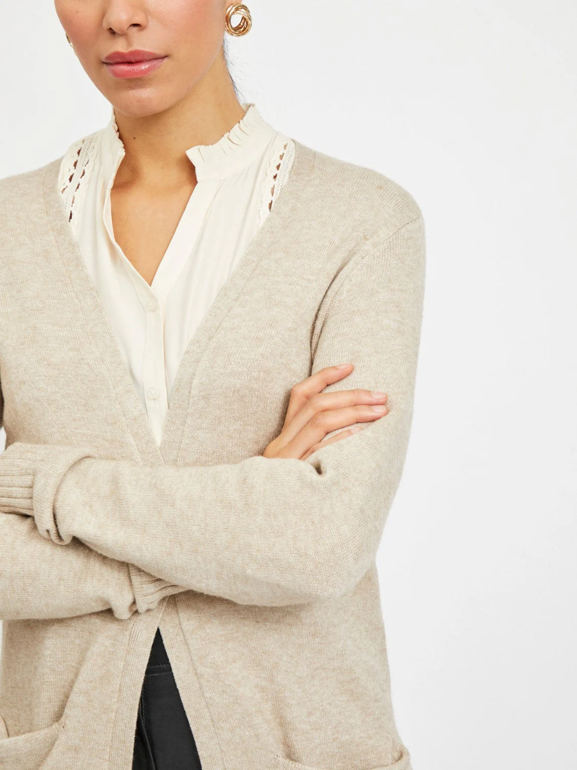 Sian Longline Cardigan (Natural) - Image 3