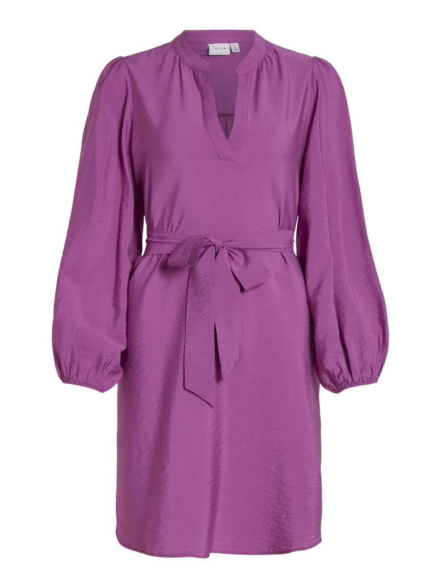 VANDY L/S SHORT DRESS (CATTLEYA ORCHID) - Image 6