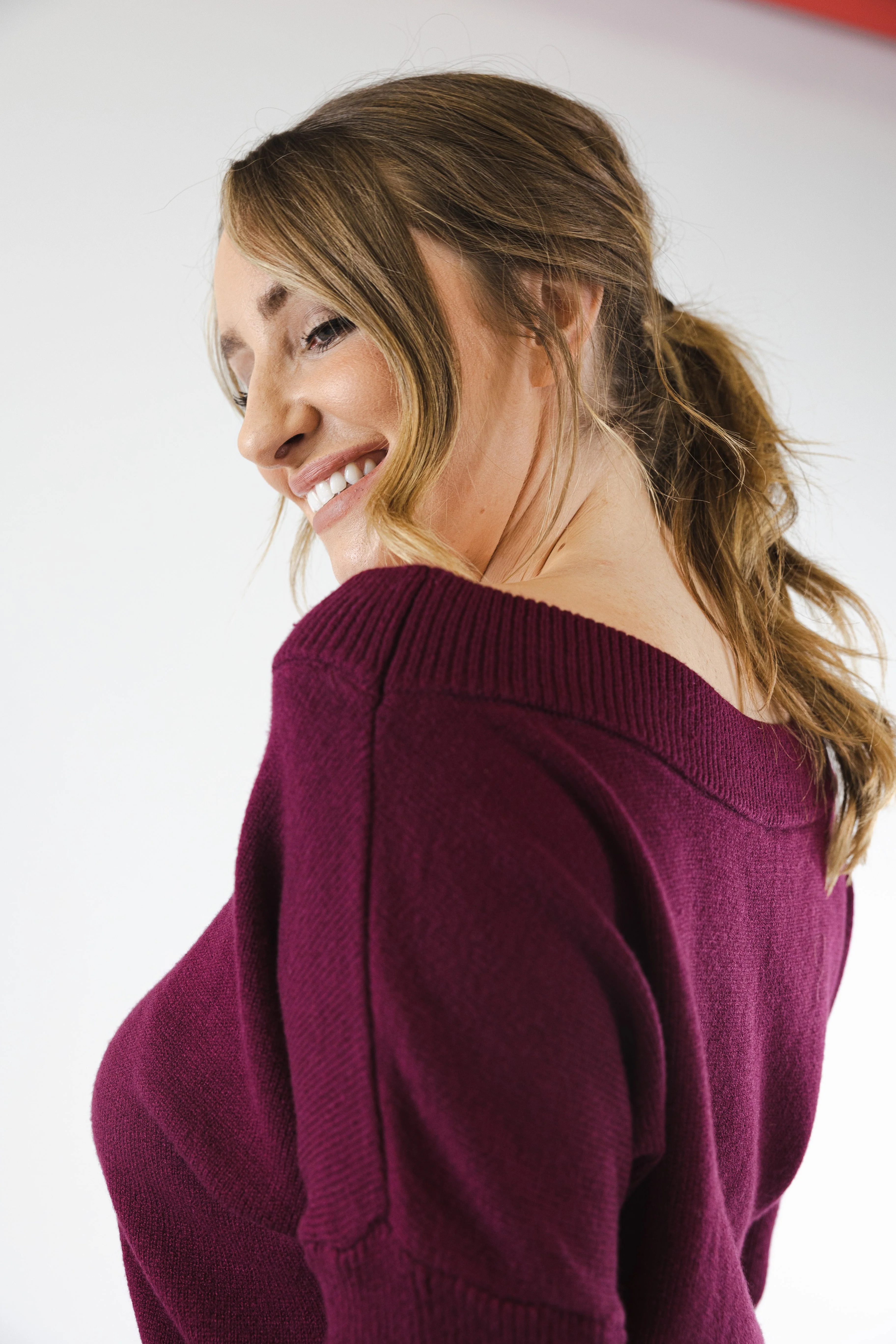 Willow Jumper (Burgundy) - Image 4