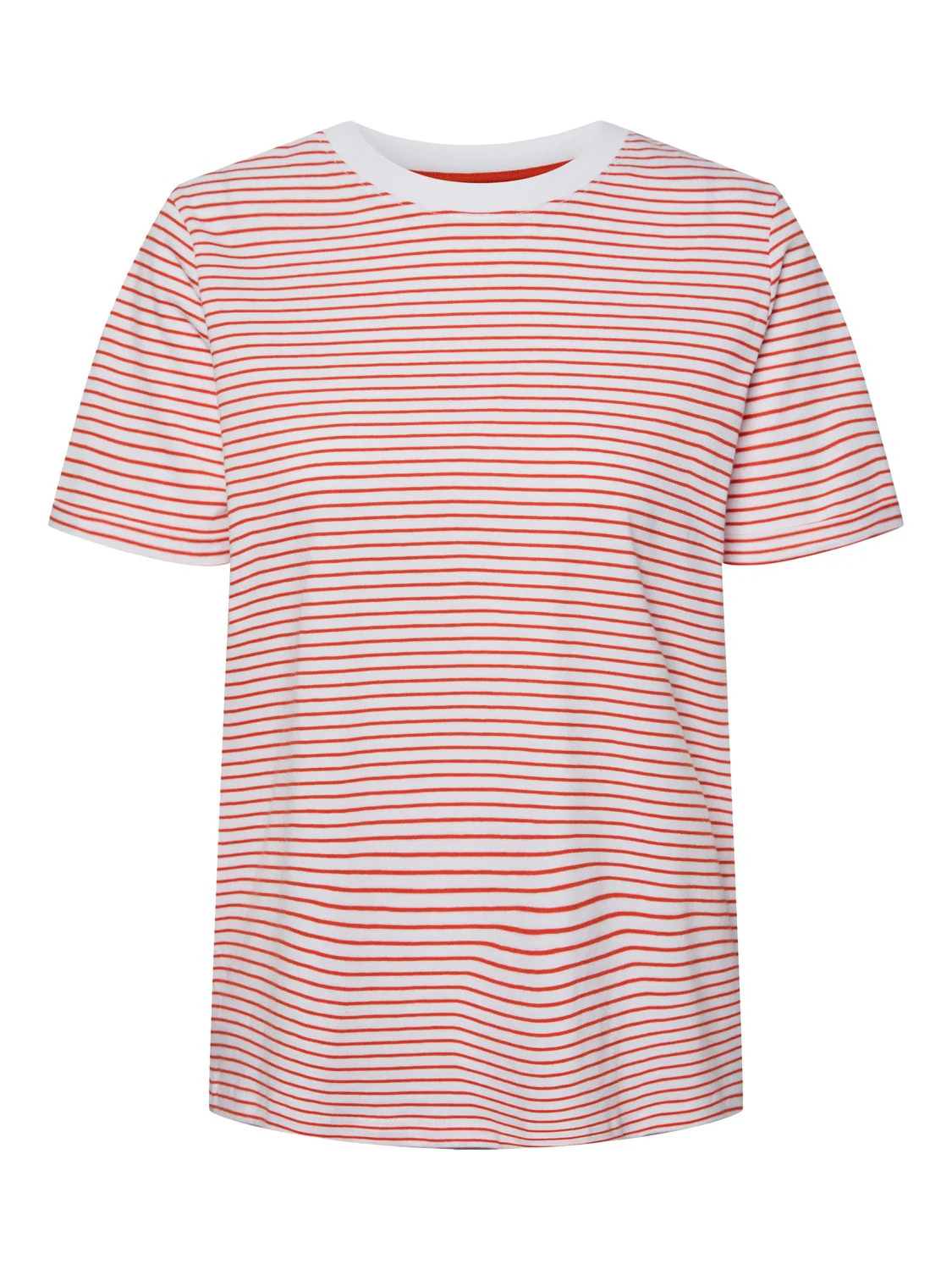 Cria Fold T-Shirt (Bright White TANGERINE TANGO) - Image 5
