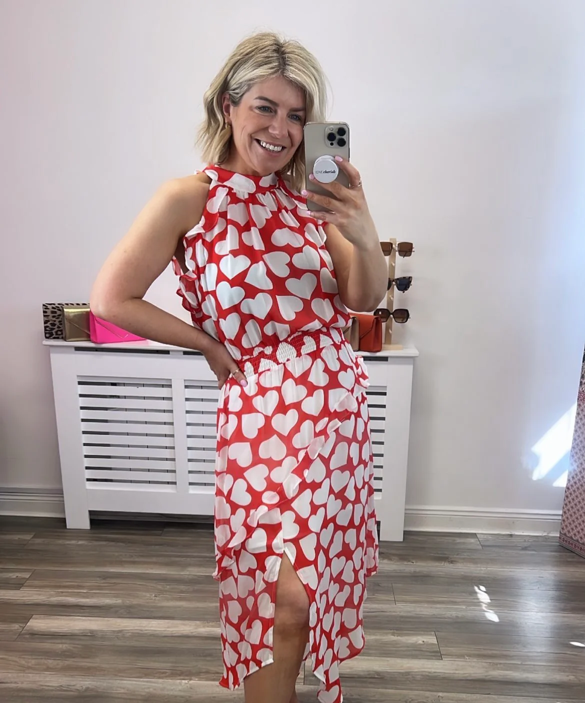 CURAZAO DRESS (RED & WHITE) - Image 2
