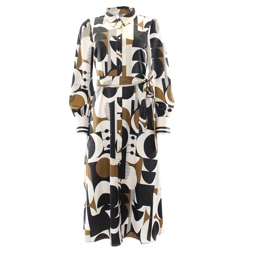 Cyra Shirt Dress (Black) - Image 2