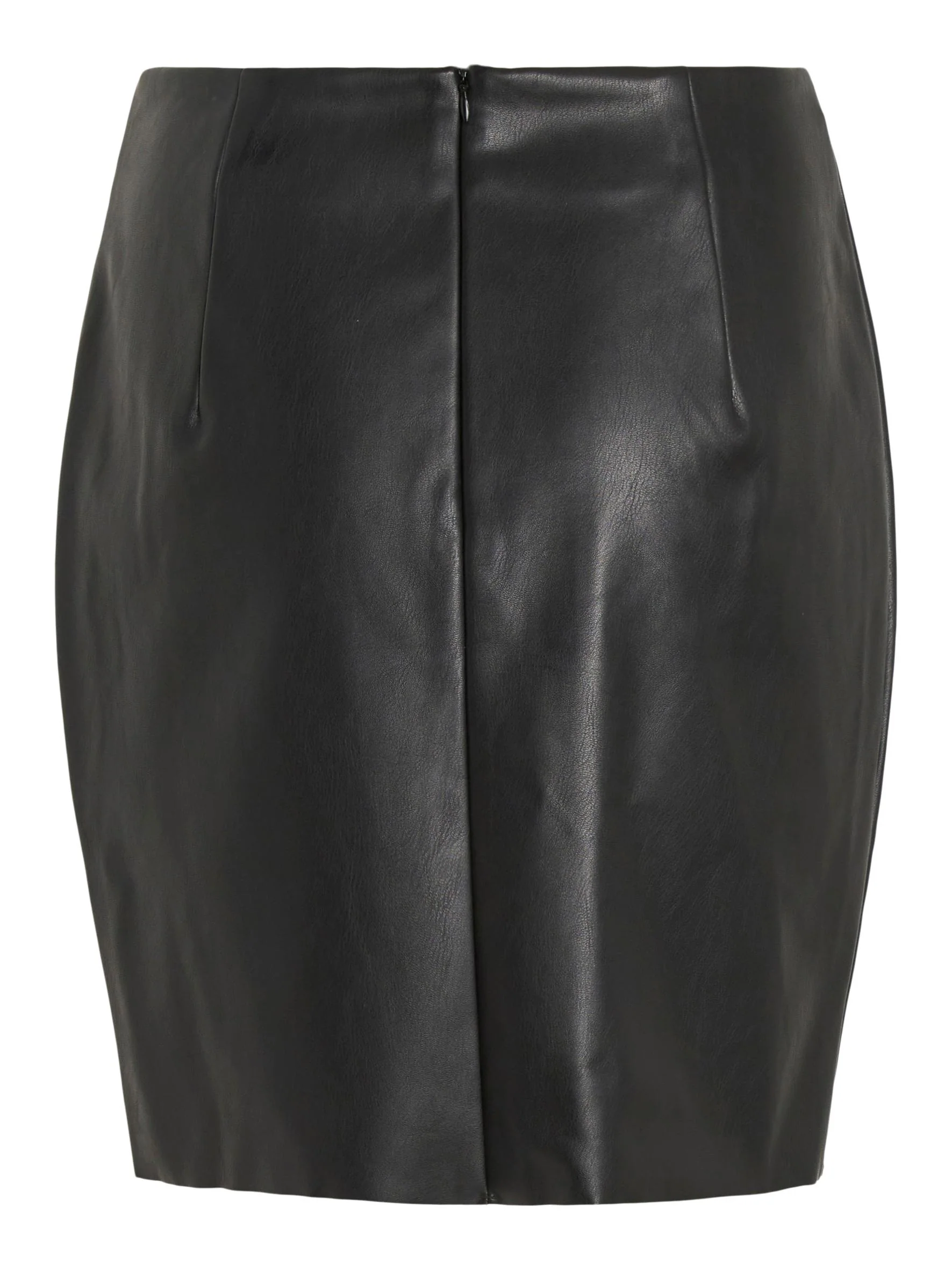 Dagmar Faux Leather Mini Skirt (Black) - Image 6