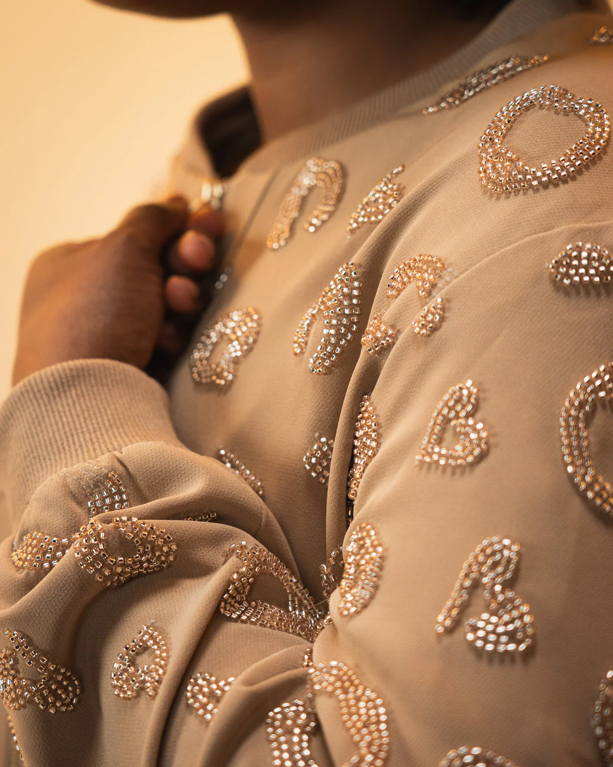 Dahlia Bomber (Taupe) - Image 4