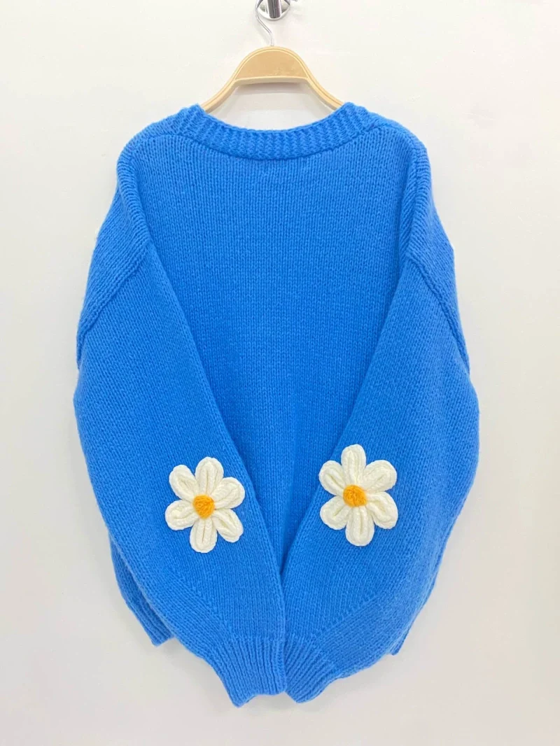 Daisy Cardigan (Blue) - Image 3