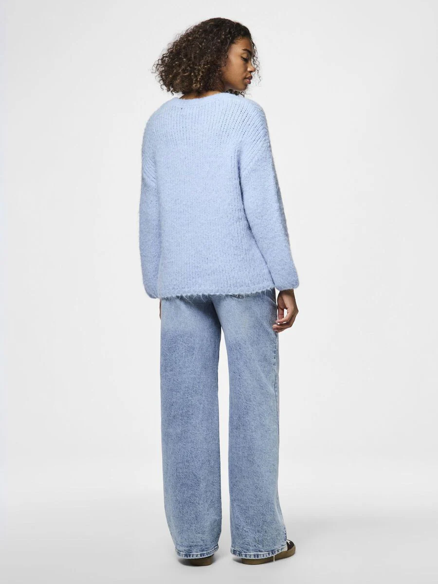 Dalaila Knitted Jumper (Cashmere Blue) - Image 3