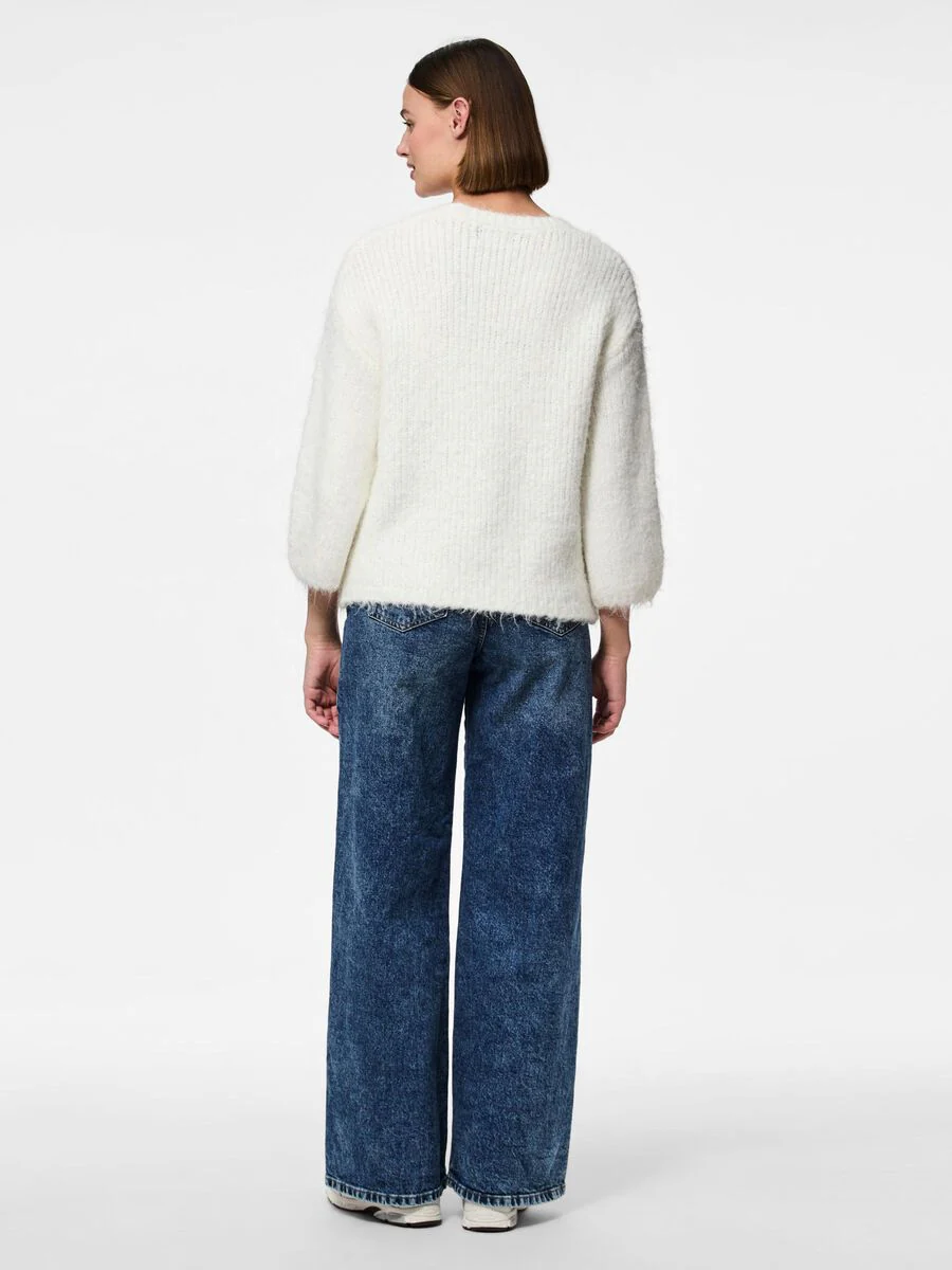 Dalaila Knitted Jumper (Cloud Dancer) - Image 3