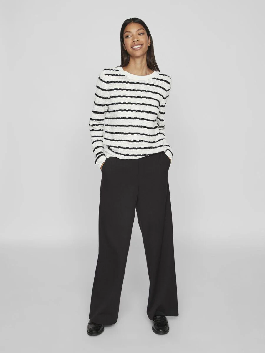 Dalo Stripe Jumper (White/Black) - Image 3