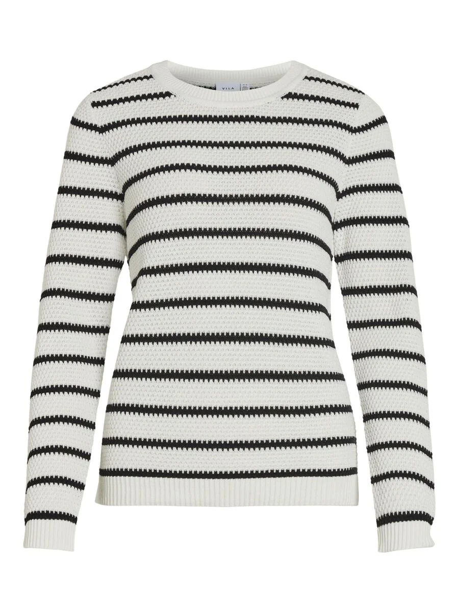 Dalo Stripe Jumper (White/Black) - Image 5